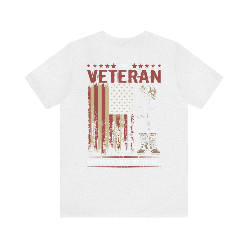 Guardians of Freedom: Military Design T-Shirt Celebrating Veterans and the Gift of Liberty