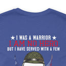 Warrior's Resolve: Military Design T-Shirt - 'I Was a Warrior, Not a Hero, But Served with a Few - Defeat is Not an Option, Quitting is Never an Option - Proud Veteran of the One Percent, Guardians of our Nation's Freedom