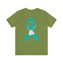 Veteran PTSD Awareness Teal Ribbon Design T-Shirt