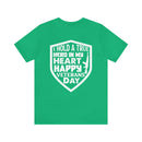 Heartfelt Heroes: Military Design T-Shirt - Honoring Veterans on Their Special Day!