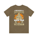 Unleash Your Inner Hero: Military Design T-Shirt - Proudly Raised by a Veteran Dad