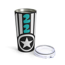 Empowering Veterans: 20oz Tumbler in Black Celebrating PTSD Awareness Month and Supporting 22