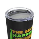 Freedom and Courage: 20oz Military Design Tumbler - Embrace the Secrets to Happiness!