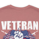 Heart to Heart: Veteran and Daughter Military Design T-Shirt Celebrating Unbreakable Bonds