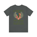 God's Badass: My Veteran Husband - Military Design T-Shirt Celebrating Strength and Support