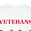 Veterans: American Heroes in Action - Military Design T-Shirt Embracing Courage and Patriotism