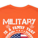 Family of Warriors: Military Design T-Shirt Embracing the Spirit of Battle