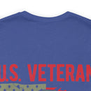 U.S. Veteran: Military Design T-Shirt - I Walked the Walk, Defending Our Nation