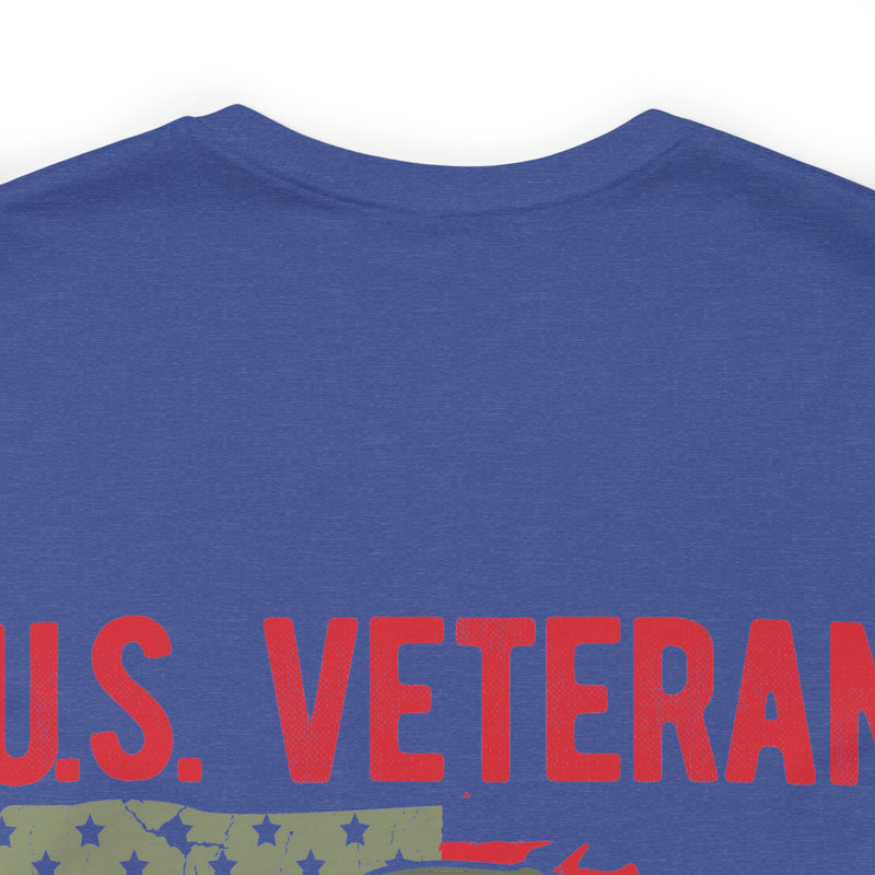 U.S. Veteran: Military Design T-Shirt - I Walked the Walk, Defending Our Nation