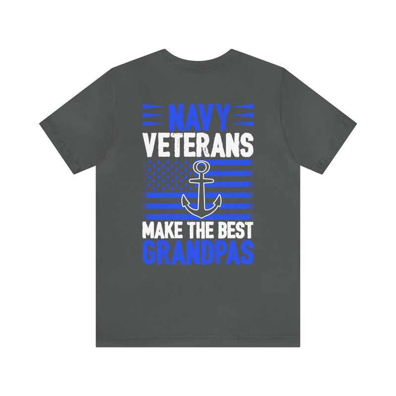 Grandpa's Naval Legacy: Military Design T-Shirt - Celebrating Veteran Grandfathers!