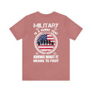 Family of Warriors: Military Design T-Shirt Embracing the Spirit of Battle