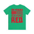 Red Friday Warrior: Military Design T-Shirt - On Friday We Wear Red