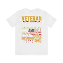 Blank Check Warriors: Honoring the Veteran - Military Design T-Shirt
