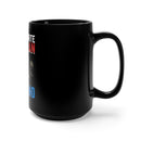 Proud Spouse: 15oz Black Military Design Mug - Honoring My Veteran Husband
