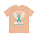 My Hero is Now My Angel: PTSD Design Cotton T-Shirt