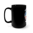 Veterans' Tribute: 15oz Military Design Black Mug - Embracing the Priceless Value of Freedom