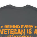 Unyielding Support: Military Design T-Shirt Celebrating Veteran Families