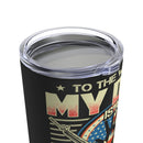 A Worldly Veteran: 20oz Military Design Tumbler, Celebrating the Cherished Bond
