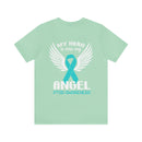 My Hero is Now My Angel: PTSD Design Cotton T-Shirt