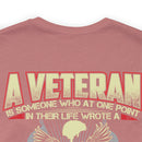 Blank Check for Freedom: Military Design T-Shirt Honoring the Sacrifice of Veterans