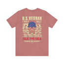 U.S. Veteran: Walking the Walk, Talking the Talk - Military Design T-Shirt