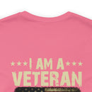 Unwavering Oath: I Am a Veteran - Military Design T-Shirt with Timeless Commitment