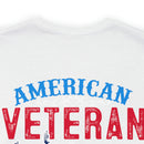 USA-Made Valor: Military Design T-Shirt - American Veteran, Serving with Honor