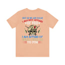 Unshakable Resolve: Military Design T-Shirt - Fearless in the Face of Adversity