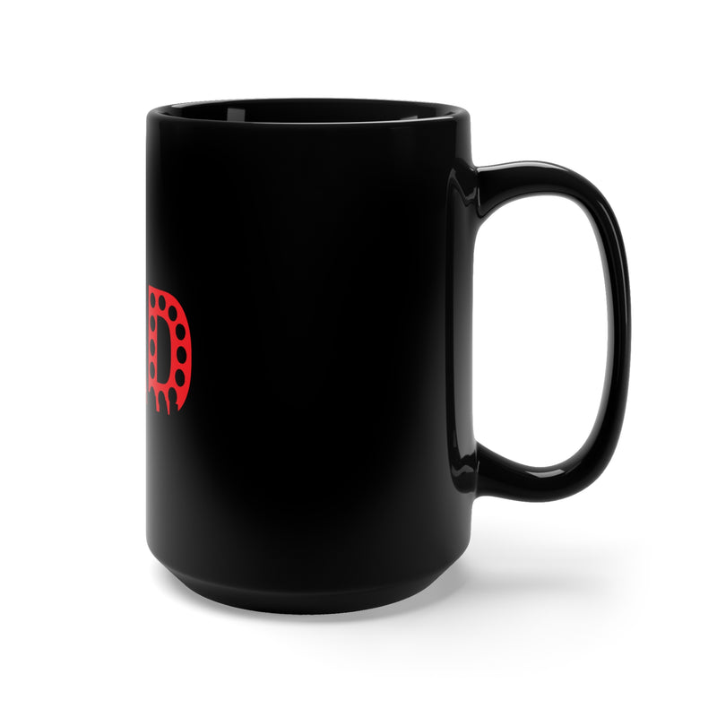 Special Tribute to Dad: 15oz Military Design Black Mug for Veteran Dads