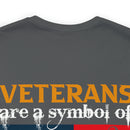 Nation's Pride: Military Design T-Shirt Celebrating Veterans