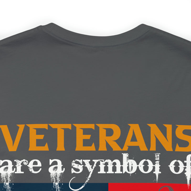 Nation's Pride: Military Design T-Shirt Celebrating Veterans