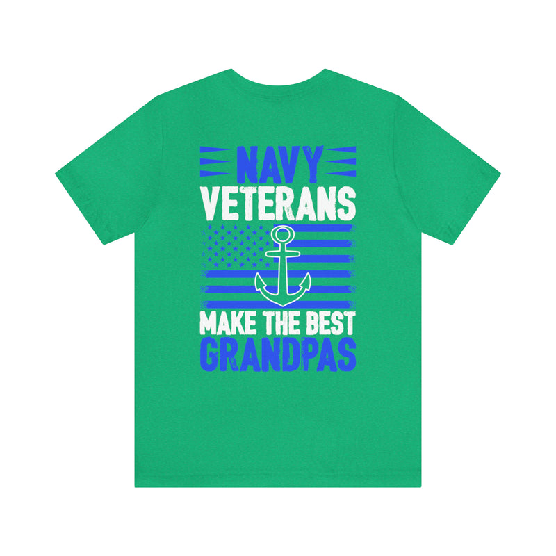 Grandpa's Naval Legacy: Military Design T-Shirt - Celebrating Veteran Grandfathers!