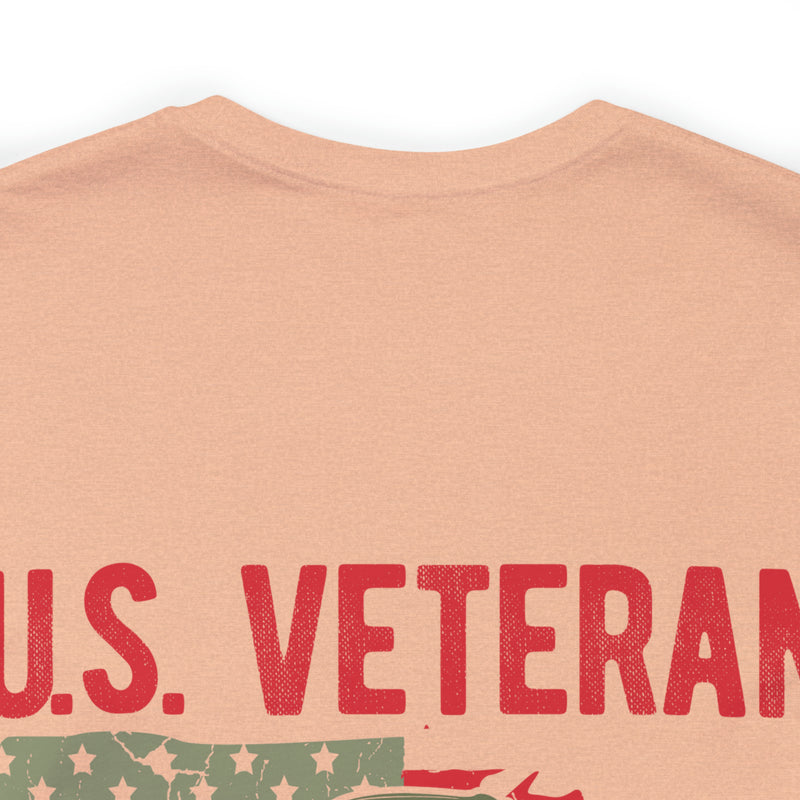 U.S. Veteran: Military Design T-Shirt - I Walked the Walk, Defending Our Nation