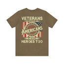 Veterans: American Heroes - Military Design T-Shirt for Patriotism and Appreciation