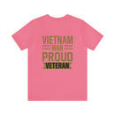 Proud Vietnam War Veteran: Military Design T-Shirt Commemorating Courage and Sacrifice