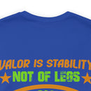 Soul of Valor: Military Design T-Shirt for Courageous Warriors