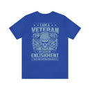 Eternal Oath: Military Design T-Shirt - 'I Am a Veteran - My Oath of Enlistment Has No Expiration Date