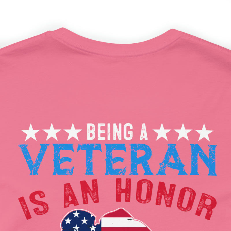 Honored Veteran, Priceless Grandpa: Military Design T-Shirt Celebrating Legacy