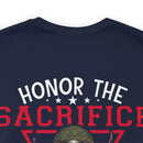 Respectful Tribute: Military Design T-Shirt - 'Honor the Sacrifice, Remember the Service