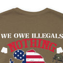 Honoring Our Veterans: Military Design T-Shirt - We Owe Them Everything