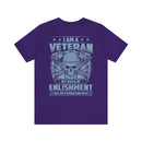 Eternal Oath: Military Design T-Shirt - 'I Am a Veteran - My Oath of Enlistment Has No Expiration Date