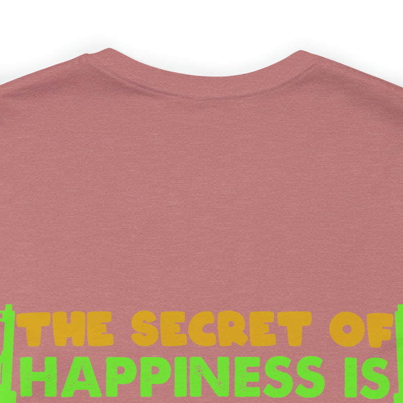 The Secret of Happiness: Military Design T-Shirt - Freedom and Courage Unite