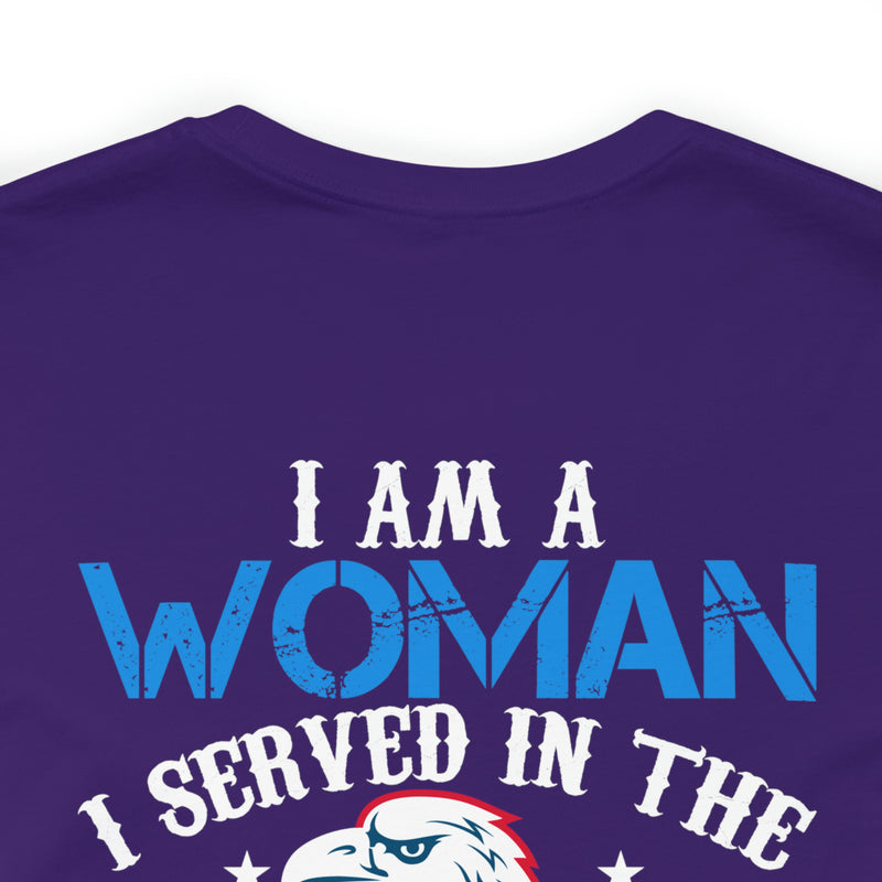 Proud Woman Veteran: Military Design T-Shirt - Breaking Barriers, Honoring Service