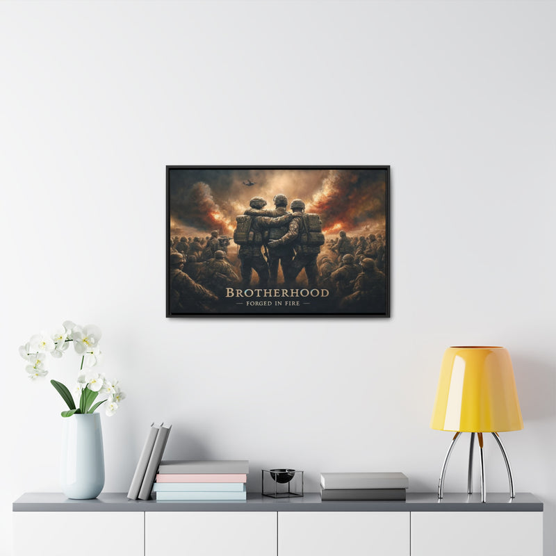 Brotherhood: Forged in Fire - Framed Canvas