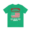 America's Veterans: Honoring Those Who Served with Military Design T-Shirt