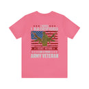 Proud Army Veteran Military Design T-Shirt - 'I Served, I Sacrificed, I Regret Nothing'