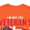 Empowered Veteran T-Shirt: Not the Veteran's Wife, I Am the Veteran