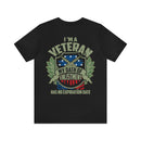 Timeless Commitment: Military Design T-Shirt - 'I'm a Veteran - My Oath of Enlistment Has No Expiration Date