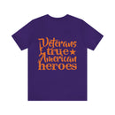 American Heroes: Veterans, True Patriots" Military Design T-Shirt