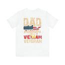 Proud Legacy: Dad, Grandpa, Vietnam Veteran - Military Design T-Shirt Celebrating Family and Service